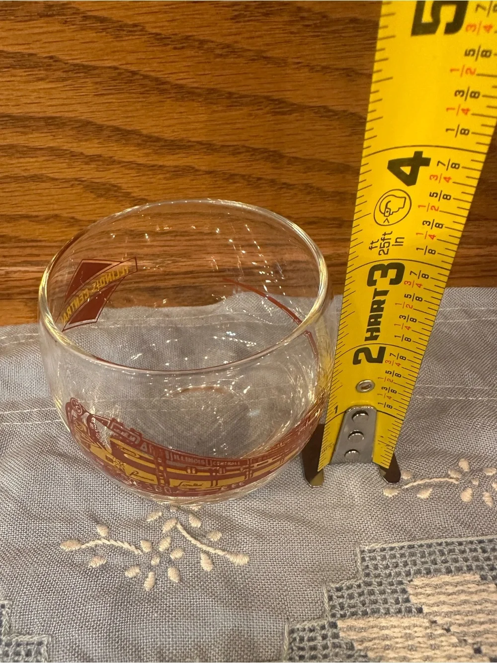 Illinois Central Souvenier Cordial Glass 1 unit